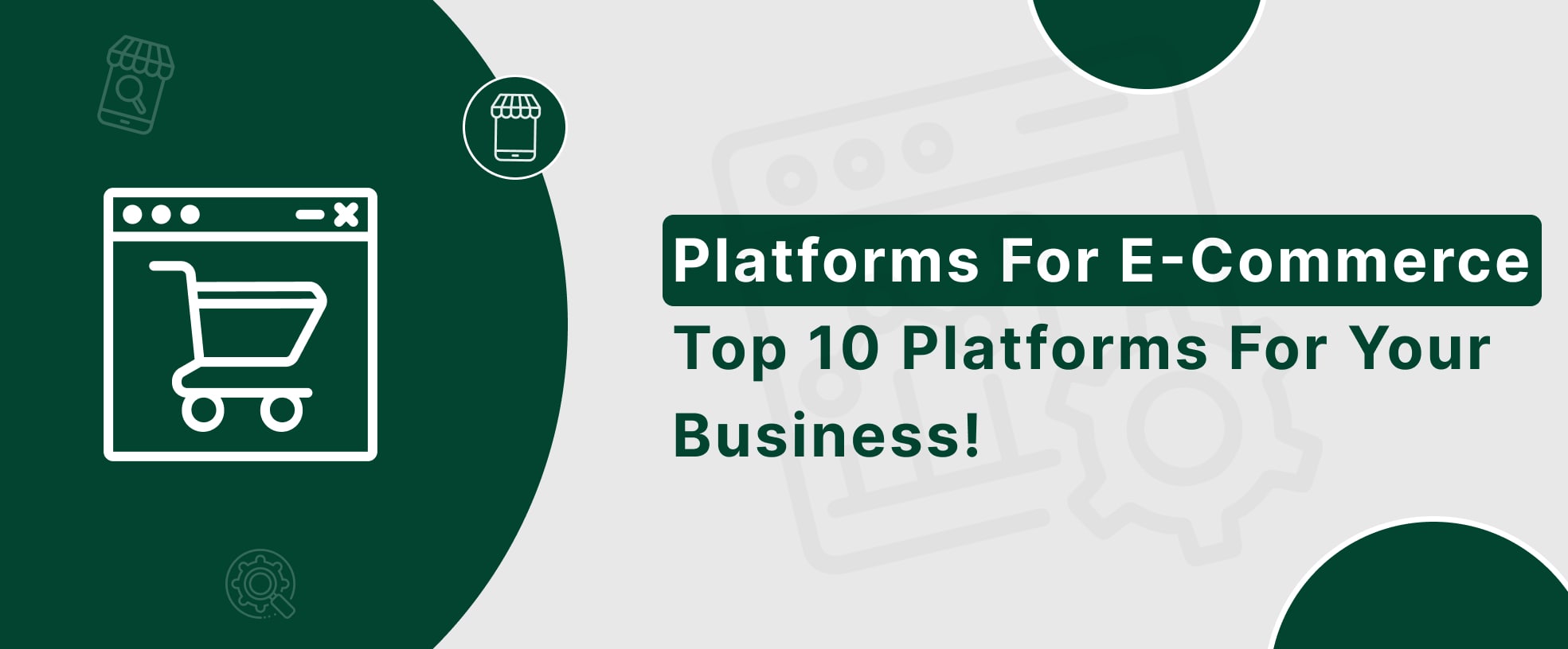 Platforms for ECommerce